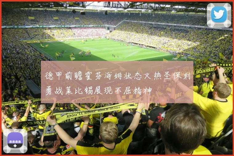 德甲前瞻霍芬海姆状态火热圣保利勇战莱比锡展现不屈精神